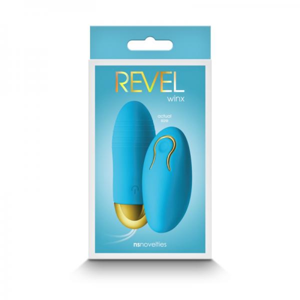 Revel Winx Blue - Portable Vibrating Bullet with Remote