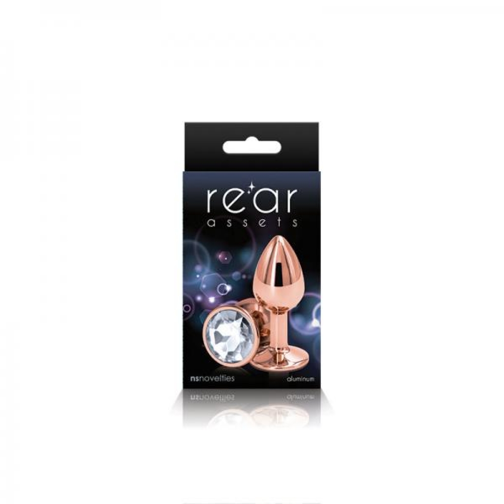 Rear Assets Rose Gold Butt Plug - Elegant Pleasure