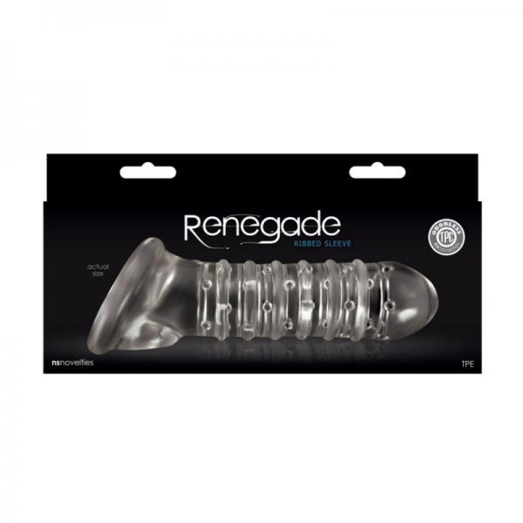 Renegade Ribbed Extension Sleeve - Clear