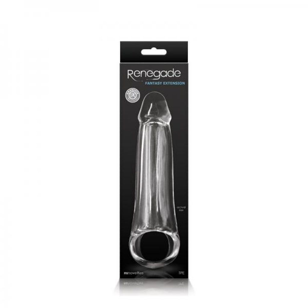 Renegade Fantasy Clear Penis Extension - Medium