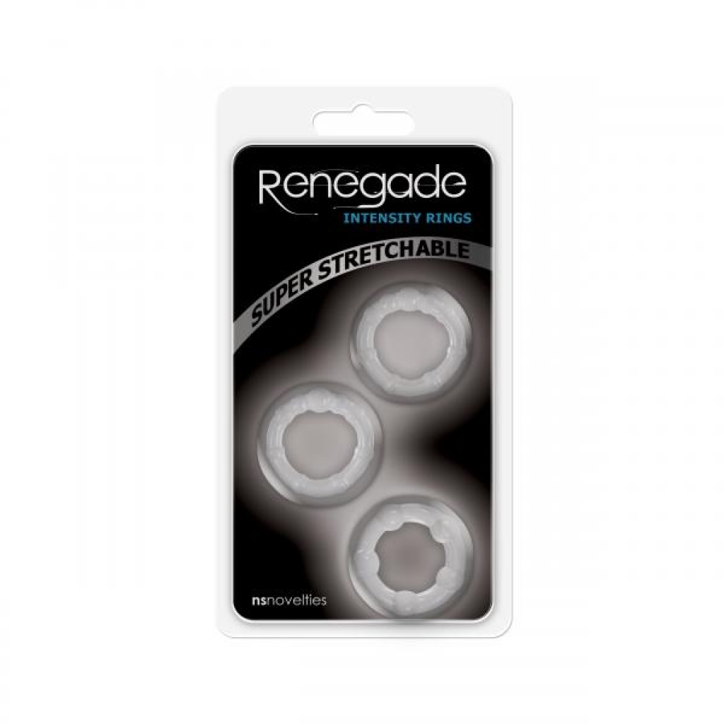 Renegade Intensity Rings - Clear, 3 Pack