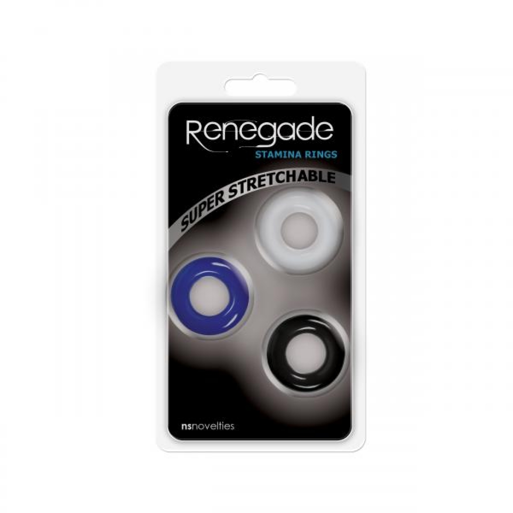 Renegade Stamina Rings Set - 3 Assorted Colors