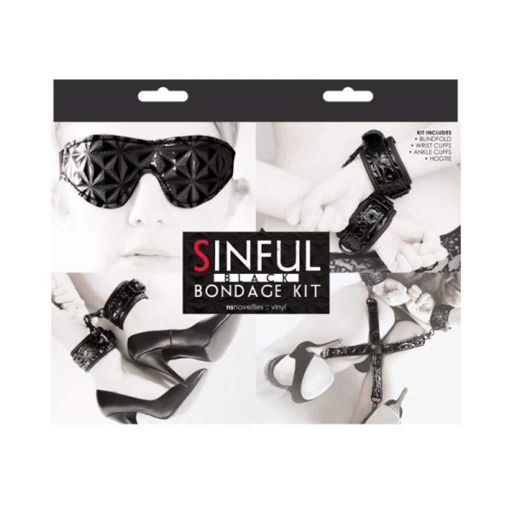 Sinful Bondage Kit - Black