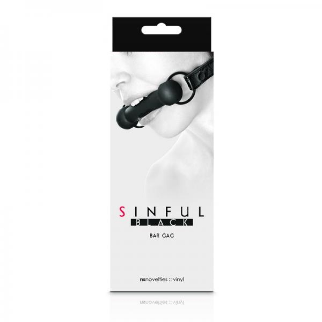 Sinful Bar Gag - Black