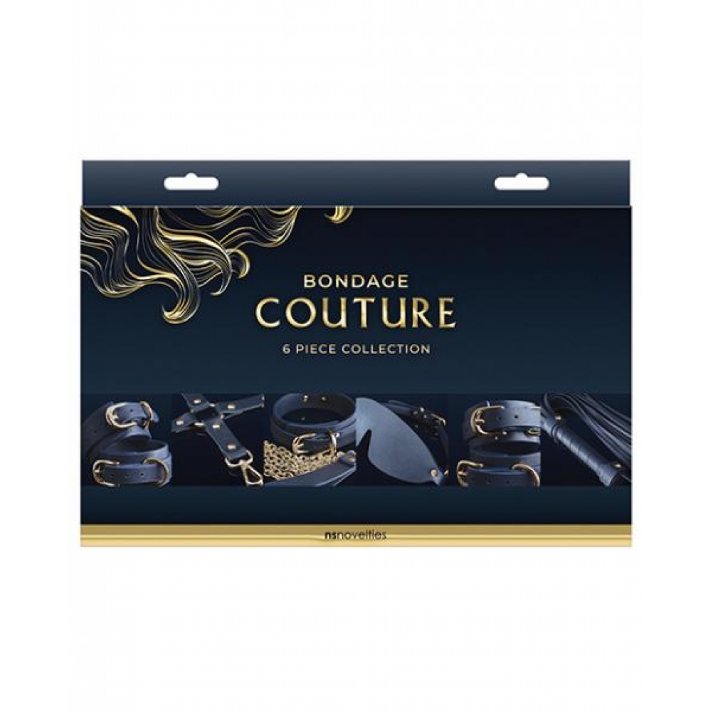 Bondage Couture 6 Piece Kit - Blue