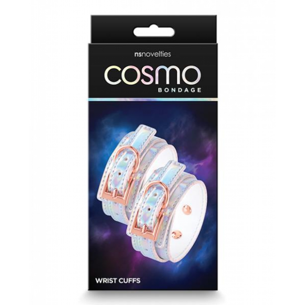 Cosmo Bondage Wrist Cuffs - Rainbow