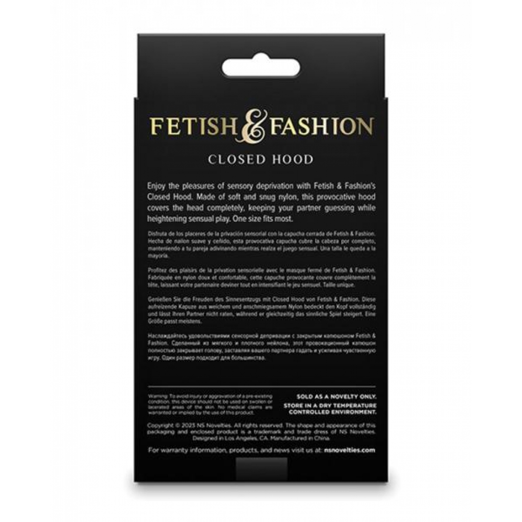 Fetish & Fantasy Closed Hood - White