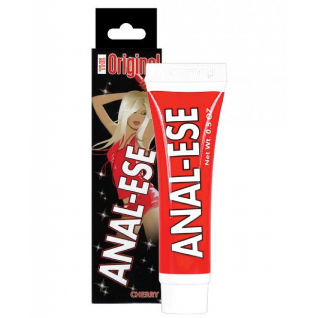 Anal-Ese Cherry Cream Desensitizing Lubricant - 0.5oz