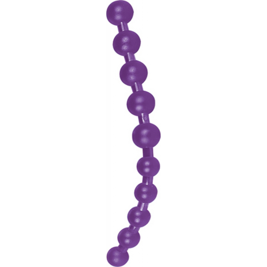 Jumbo Thai Anal Beads - Purple