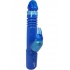 Deep Stroker Rabbit Vibe with Clit Stimulator - Blue