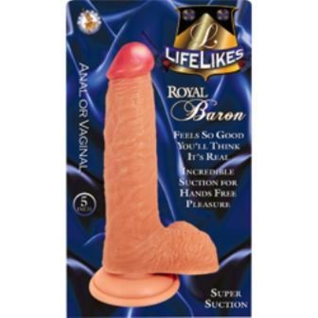 Lifelike Royal Baron Beige - Realistic Pleasure Device