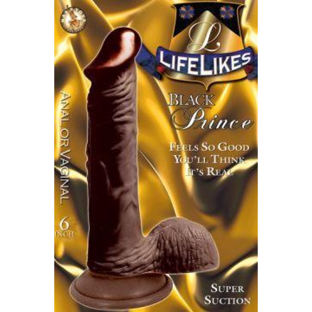 Lifelikes Black Prince - Realistic Dildo Experience