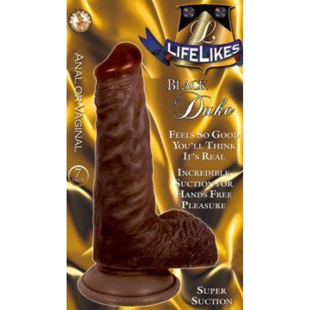 Lifelikes Black Duke Realistic 7-Inch Dildo