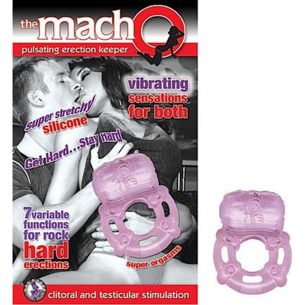 Mach Pulsating Erection Keeper - Purple