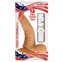 All American Whopper - 7 inches Vibrating Dildo with Balls