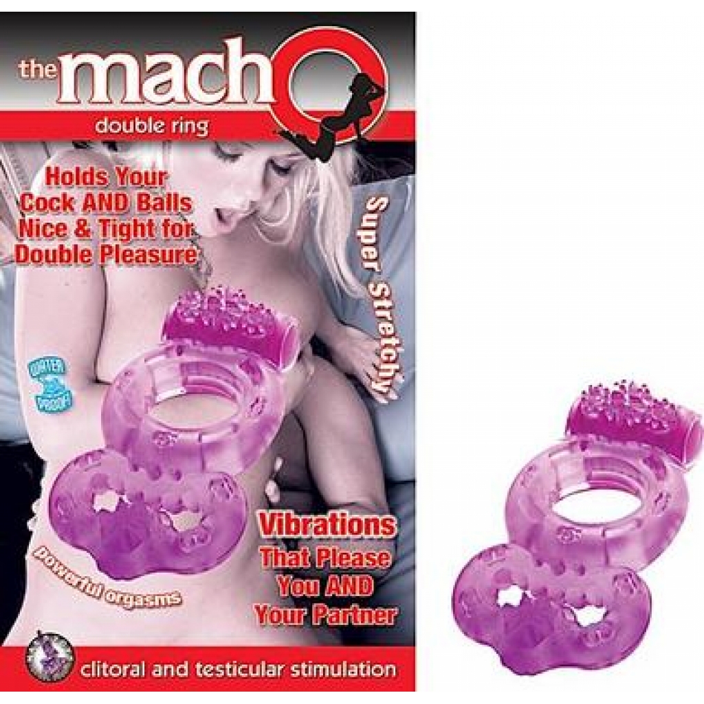 Macho Double Ring - Purple