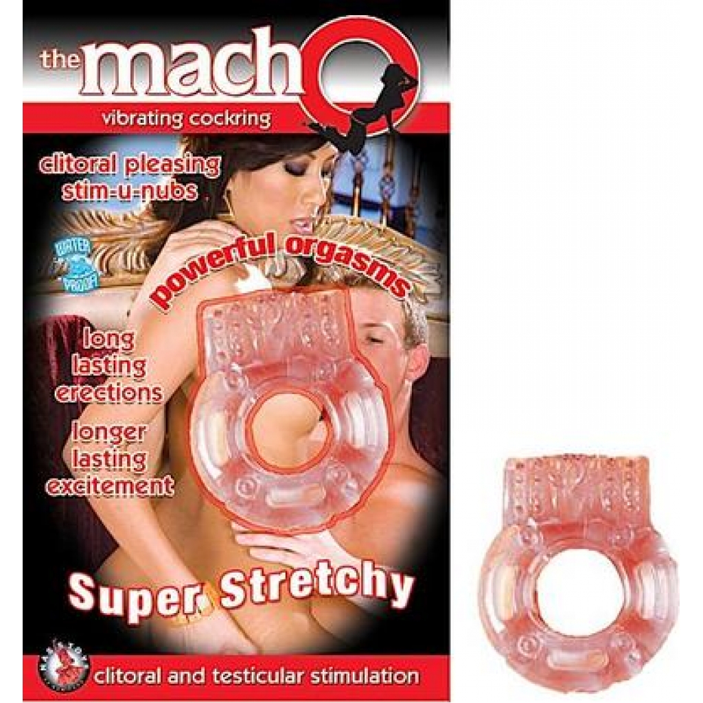 Macho Vibrating Cockring - Beige