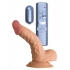 All American Whopper 5 Inch Vibrating Dildo - Beige