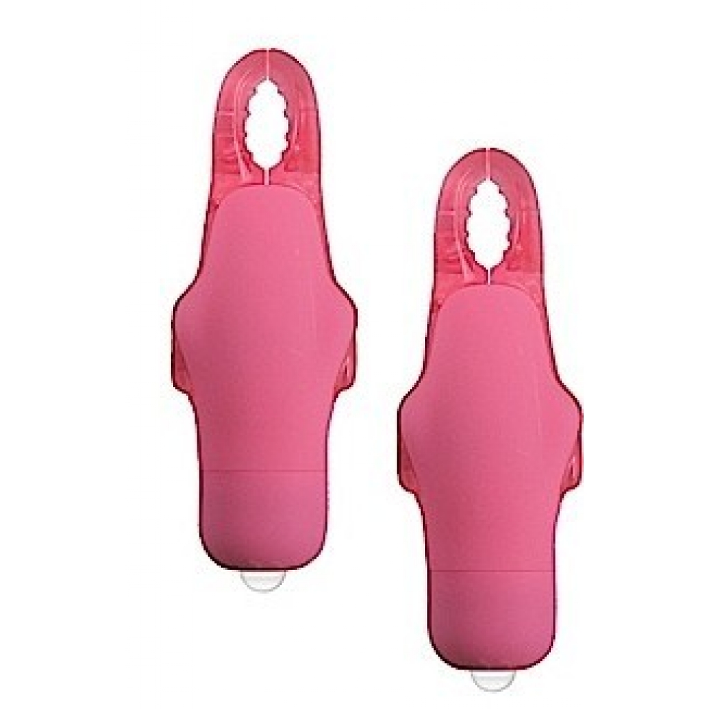 My First Wireless Vibrating Nipple Clamps - Pink