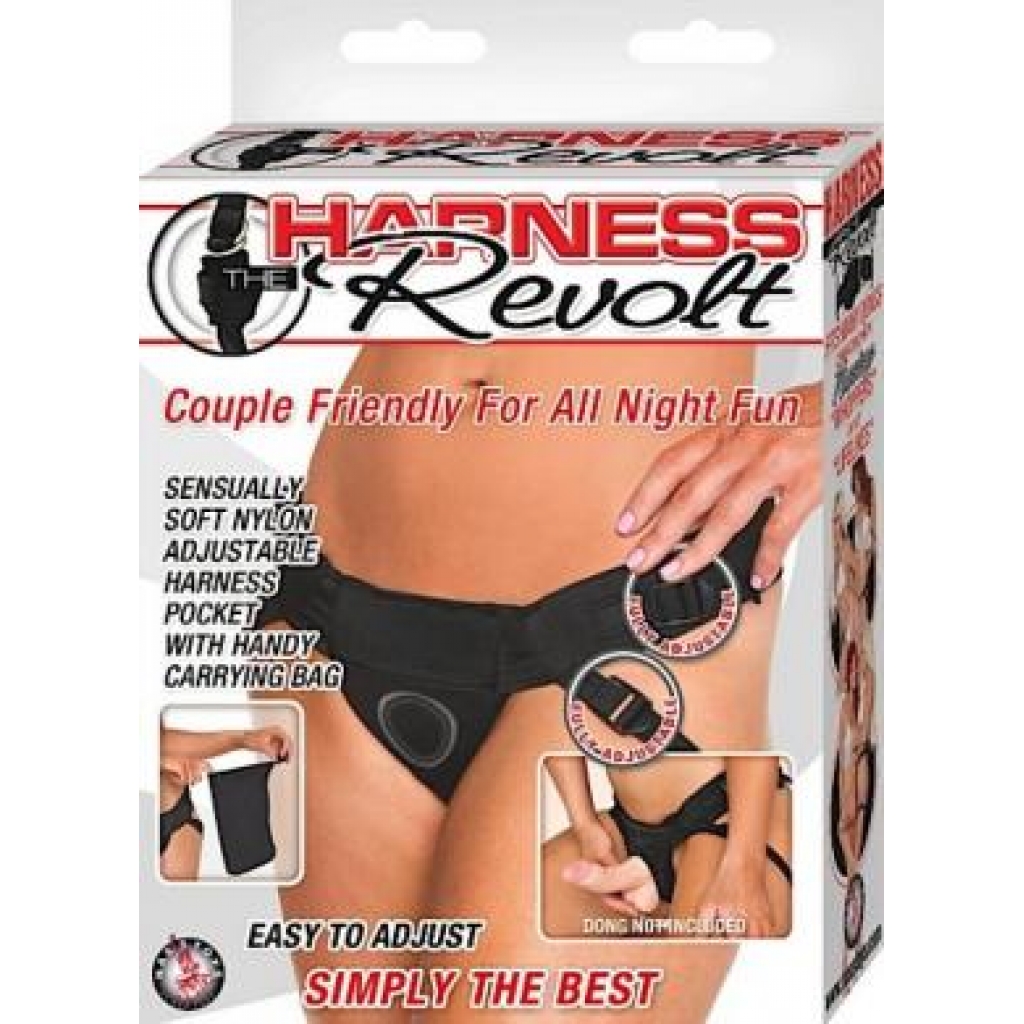 Harness The Revolt Adjustable Strap-On - Black