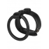 Macho Supreme Stamina Snap On Duo Ring - Black