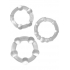 Beaded C-Rings - Clear 3-Pack