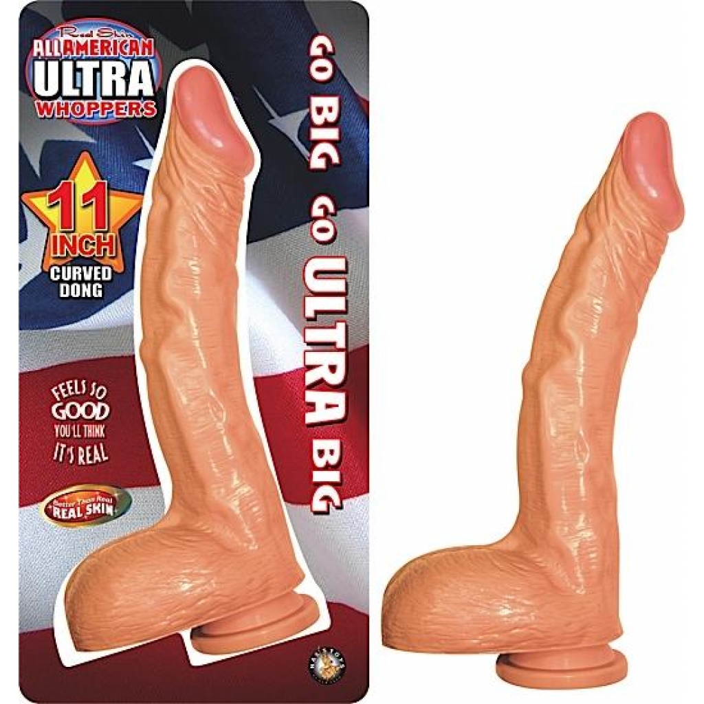 All American Ultra Whopper Curved Dildo