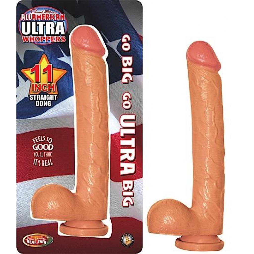 Ultra Whopper 11 Inch Realistic Dildo - Beige