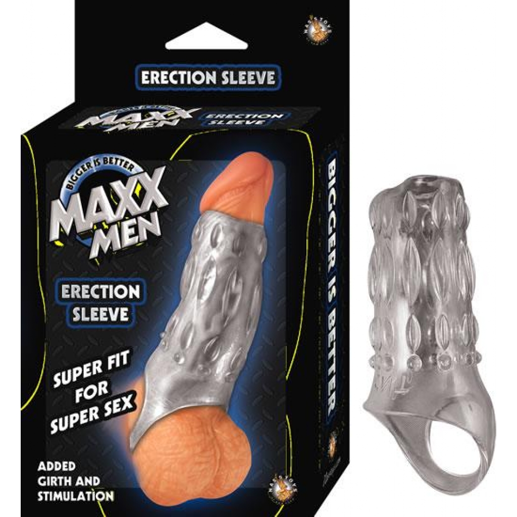 Maxx Men Erection Sleeve - Clear