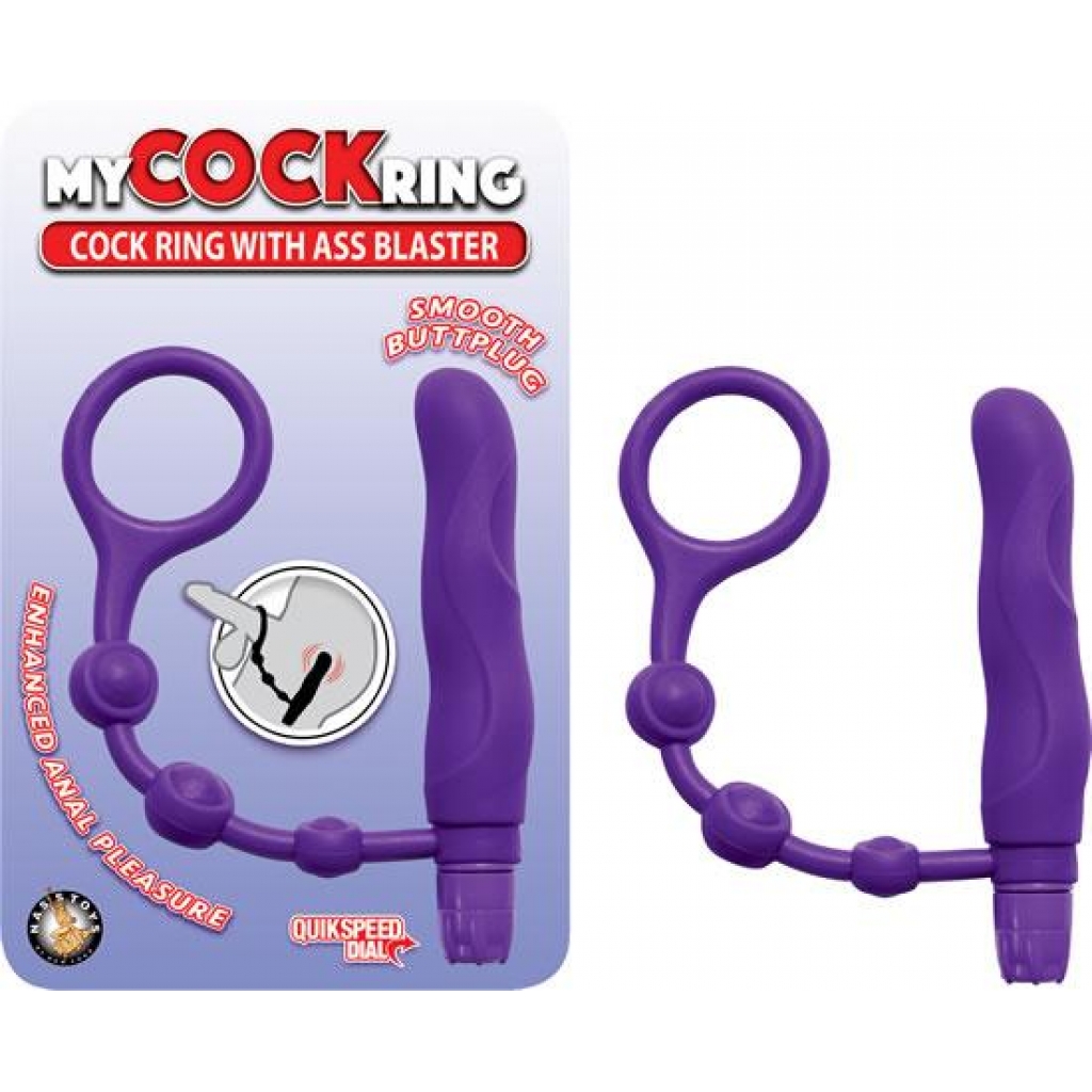 My Cockring with Ass Blaster - Enhanced Purple Pleasure