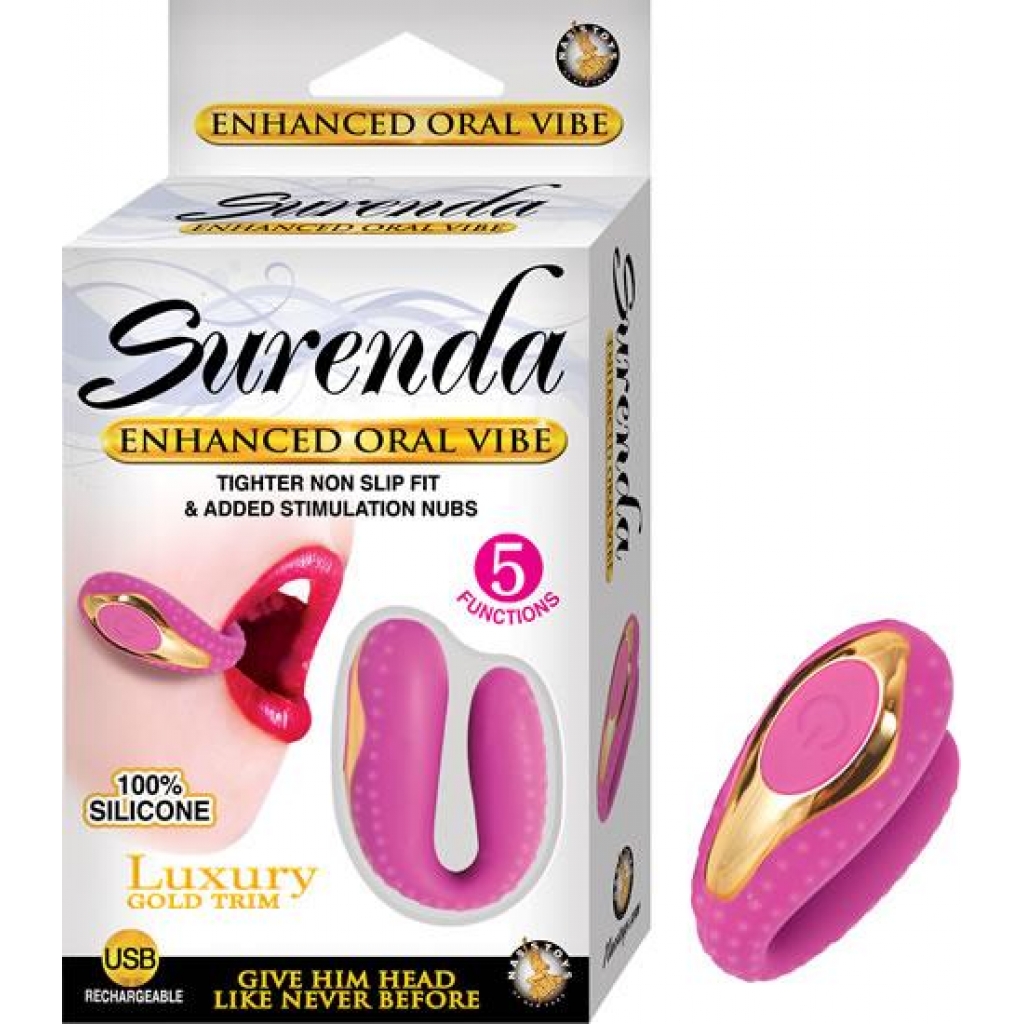 Surenda Enhanced Oral Vibe - Pink Gold Trim