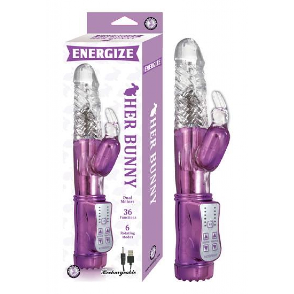 Energize Her Bunny 1 - Purple Rabbit Vibrator