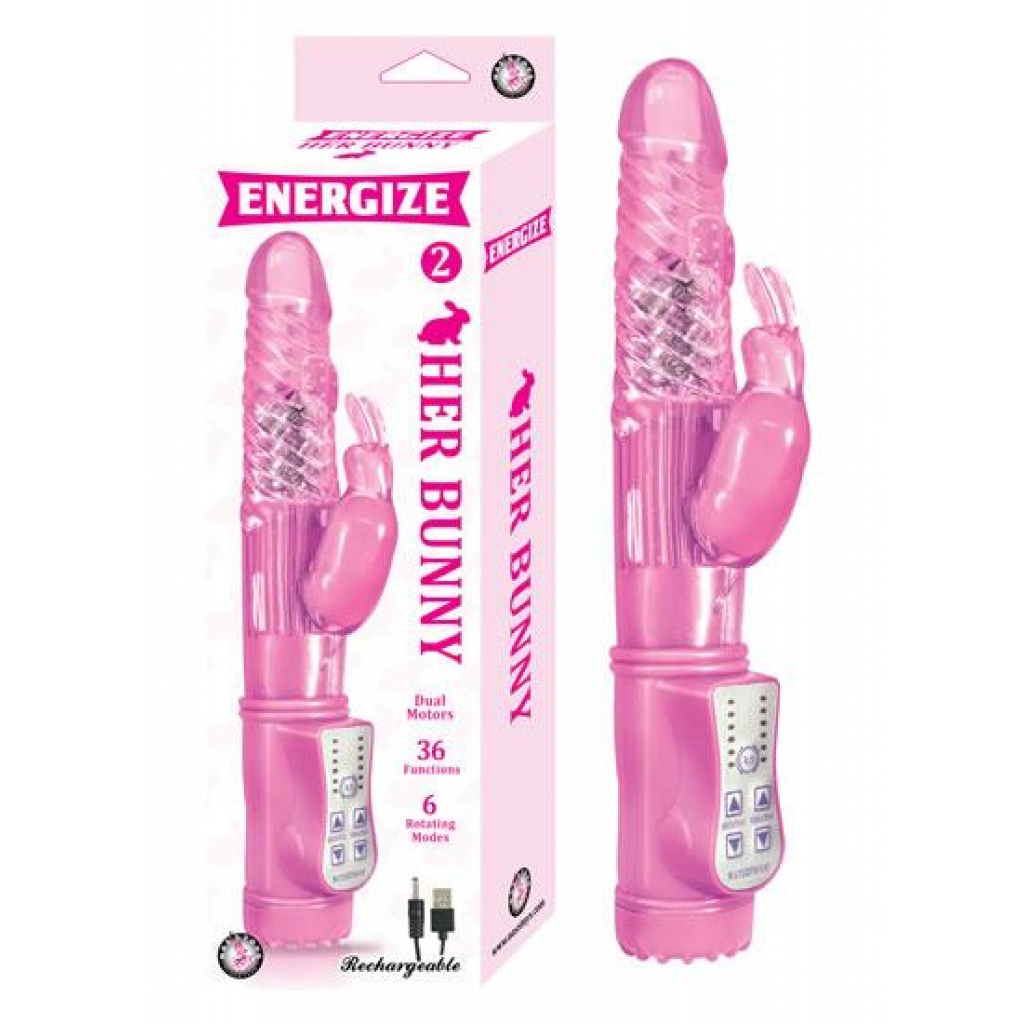 Energize Her Bunny 2 Pink Rabbit Vibrator