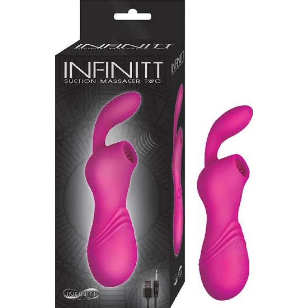 Infinitt Suction Massager: Dual Vibrator with G-Spot Stimulation