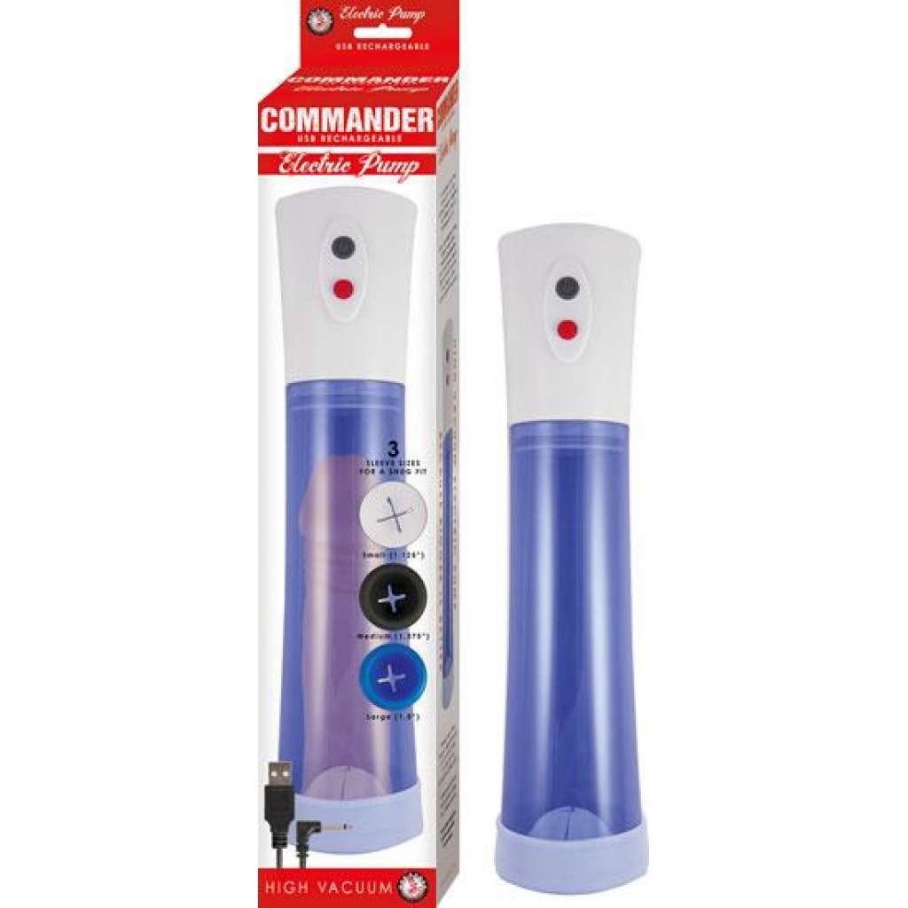 Commander Electric Pump Blue: Enhance Your Experience