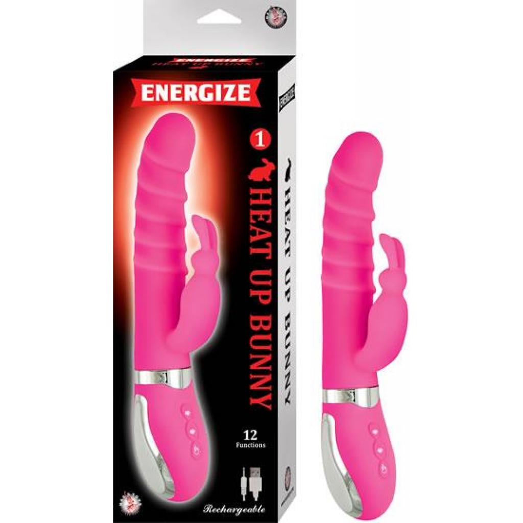 Energize Heat Up Bunny 1: Pink Rabbit Style Vibrator