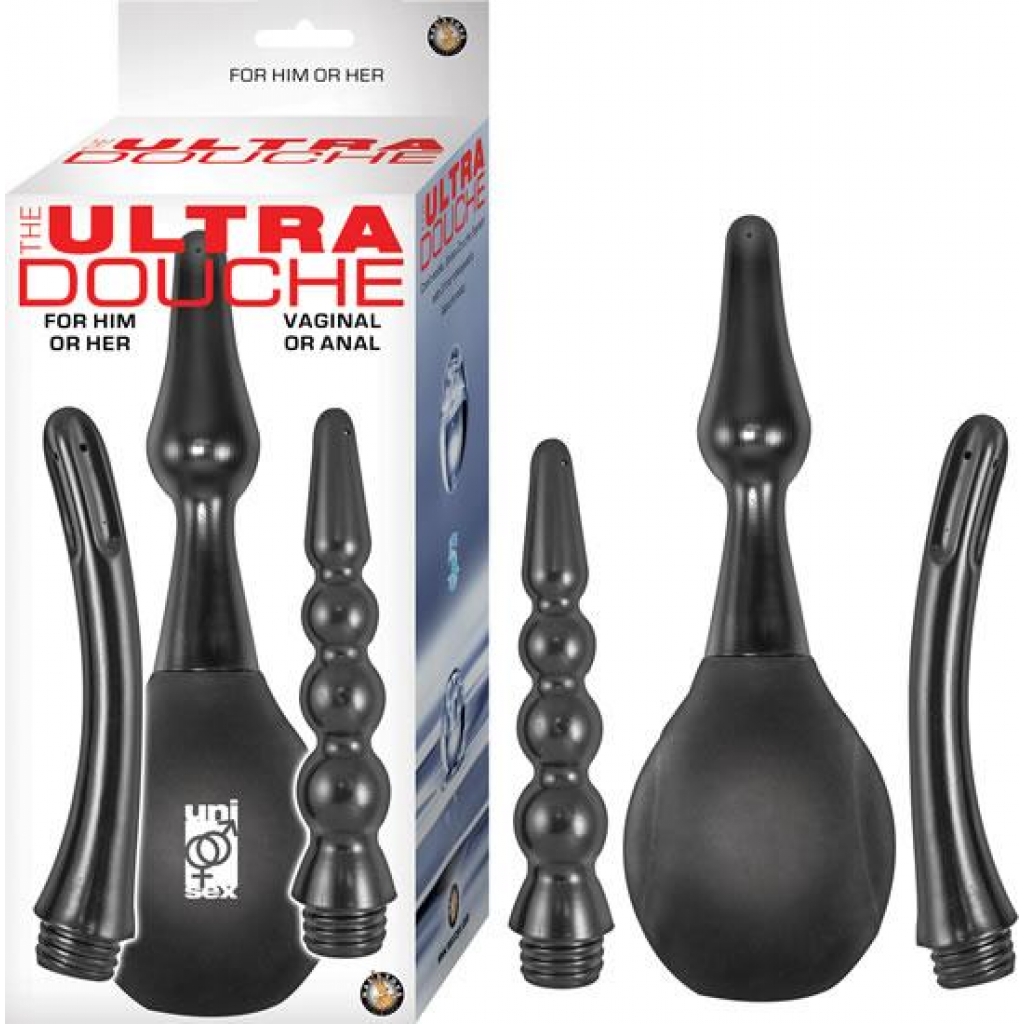 The Ultra Unisex Douche for Vaginal, Anal - Black