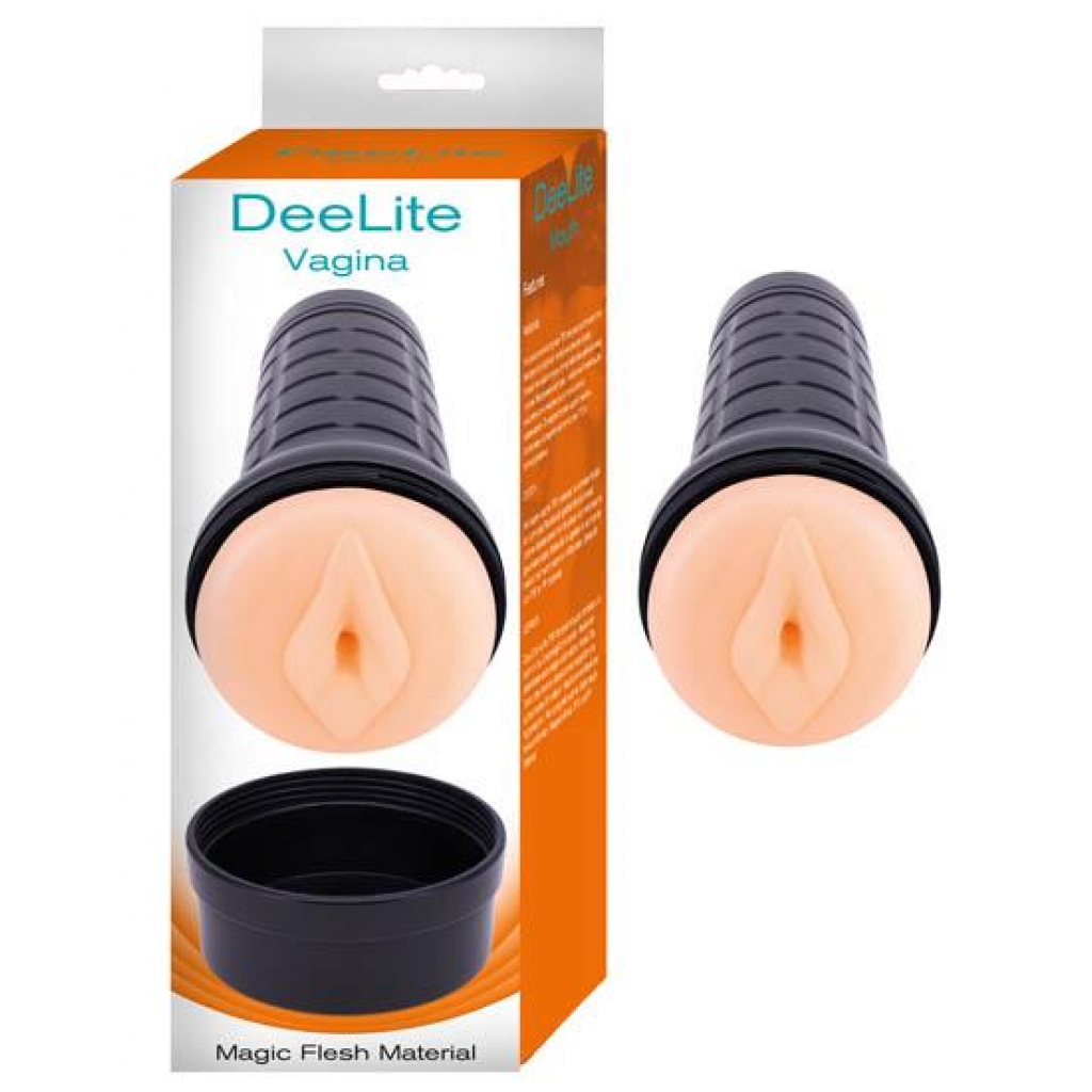 Dee Lite Beige Vagina Masturbator - Realistic Texture & Size