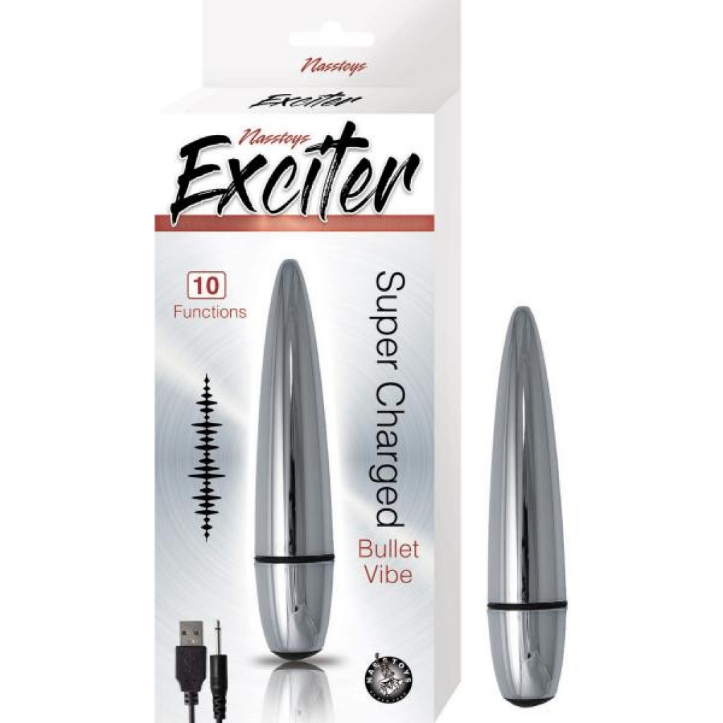 Exciter Bullet Vibrator - Silver