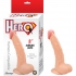 Hero 8in Curved Cock - Realistic White