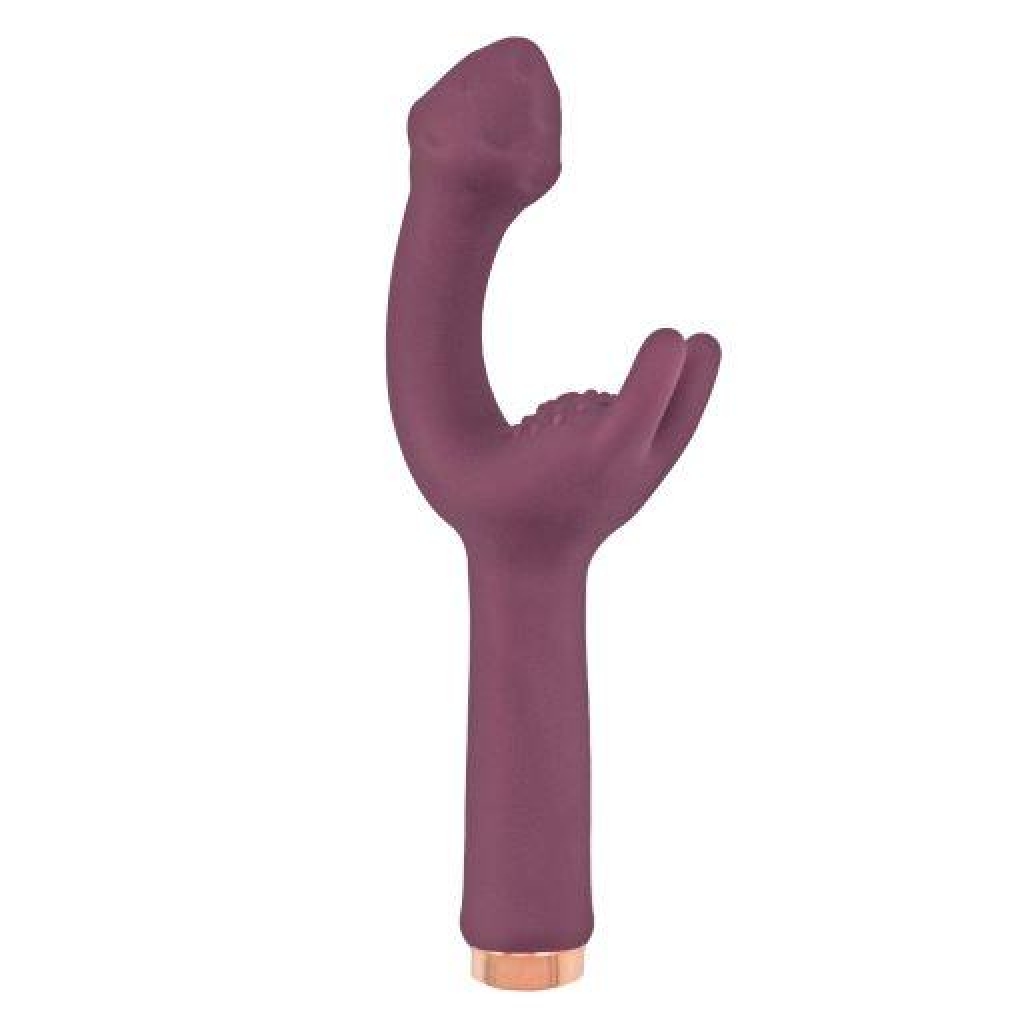 Mystique Vibrating G-Spot Massager - Eggplant Purple