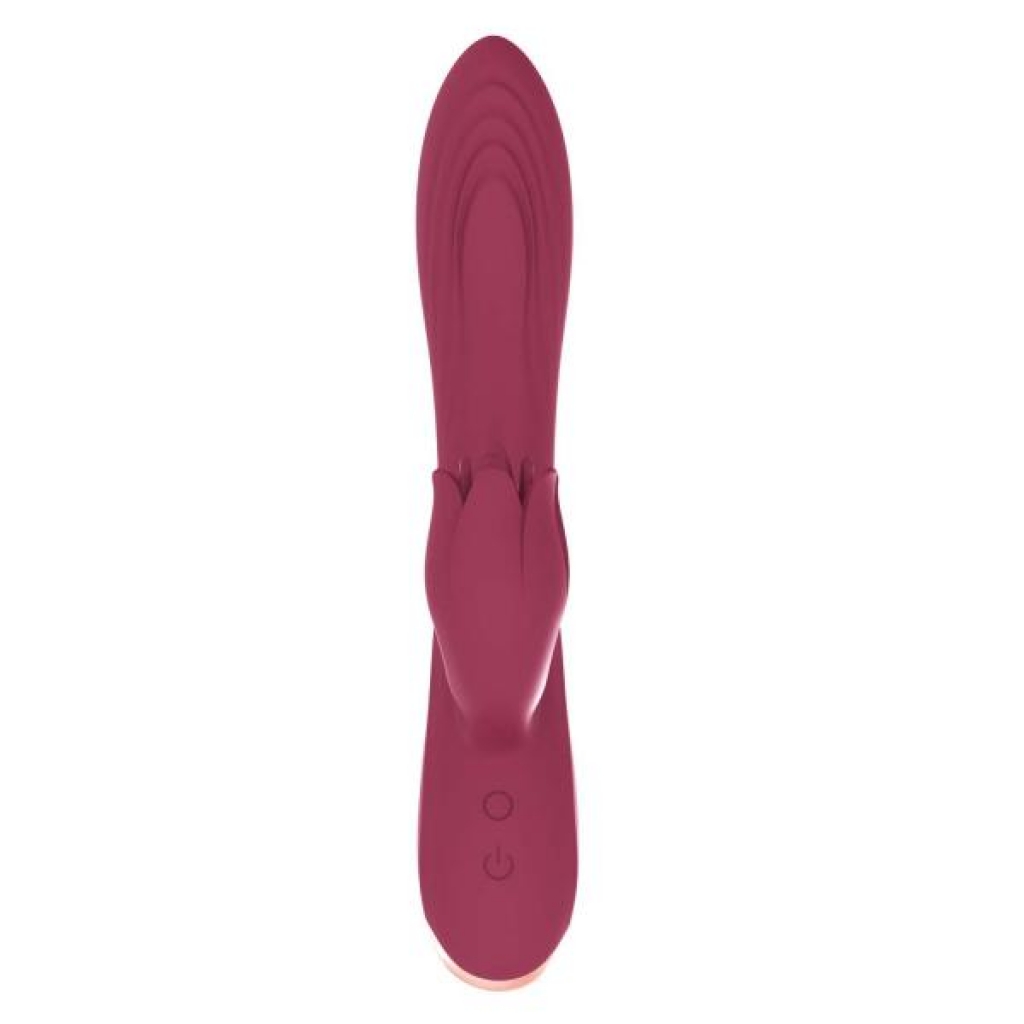 Mystique Venus Vibe - Eggplant Red Vibrating Massager