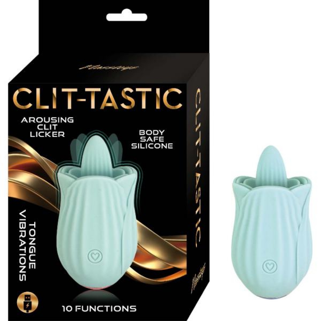 Clit-tastic Arousing Clit Licker - Aqua Teal