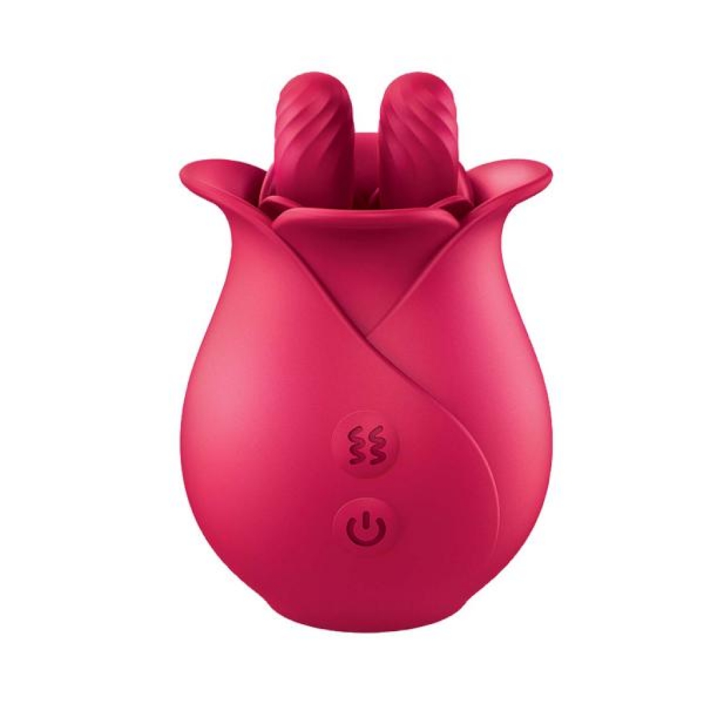 Clit-tastic Tulip Finger Massager - Red