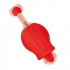 Versatile Clit-Tastic Rose Bud Dual Massager in Red