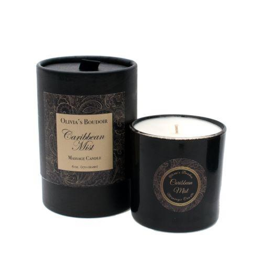 Olivia's Boudoir Massage Candle - Caribbean Mist (6.5oz)