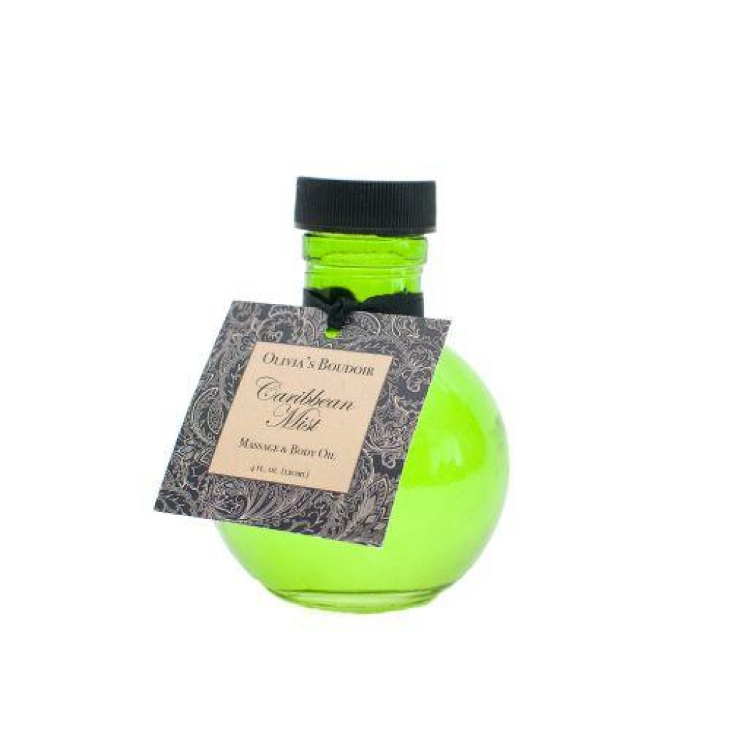 Olivia's Boudoir Caribbean Mist Massage Oil - 4 fl oz