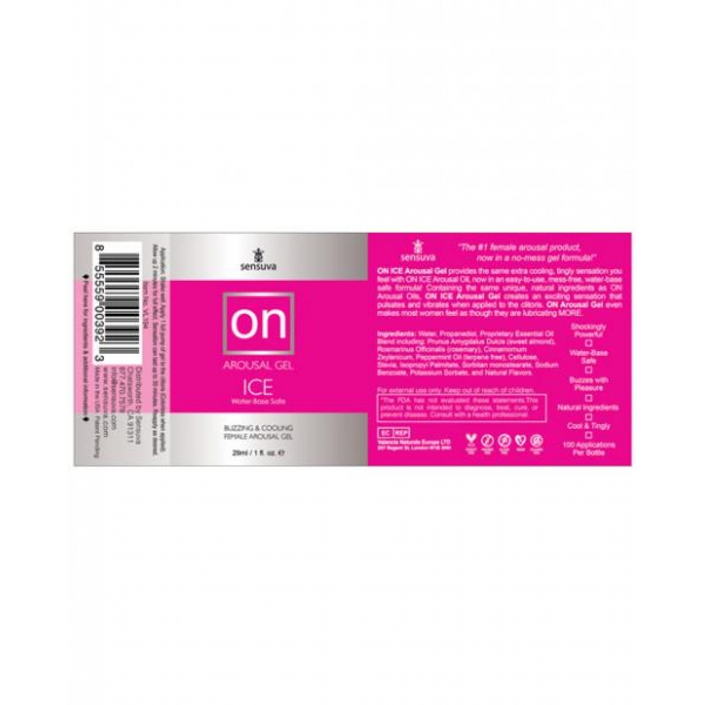 On Ice Arousal Gel for Her - 1 Fluid Ounce