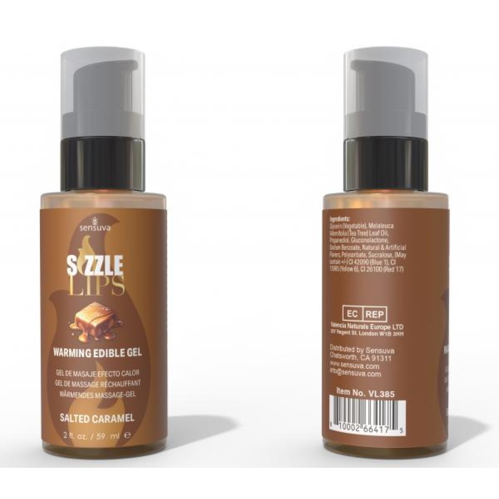 Sizzle Lips - Warming Edible Gel - Salted Caramel