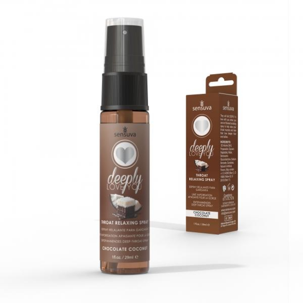 Deeply Love You Throat Spray - Relaxing Chocolate Coconut 1 Fl Oz